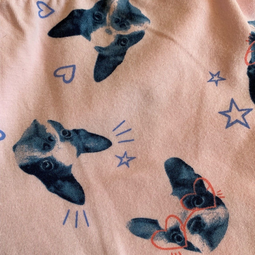 NWT ‼️ Girls Capri Leggings — Frenchie Pattern - Picture 2 of 2